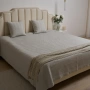 Покрывало Luxberry Зигги, 240х260, хлопок, серо-фисташковый купить