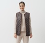Жилет WoolHouse Локи жен, шерсть, коричневый купить