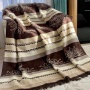 Плед Rajtex Орнамент, 150х200, хлопок, бежевый купить