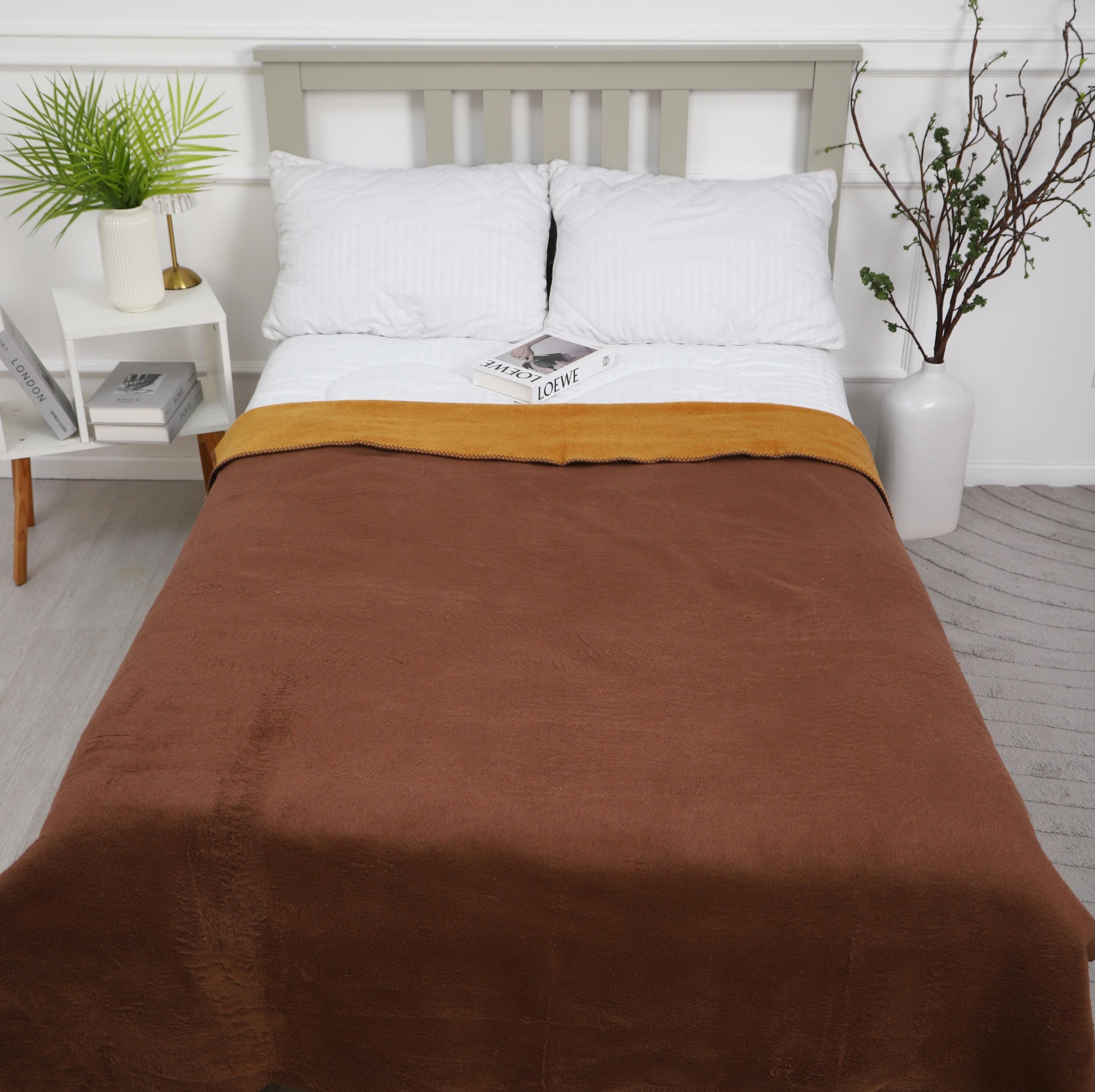 Плед Assorti Comfort Моно, 150х200, хлопок, кор/гор купить