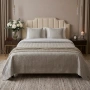 Покрывало Luxberry Зигги, 240х260, хлопок, серо-фисташковый купить