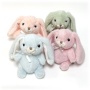 Мягкая игрушка Bukowski Брелок-заяц "Bouncy Bunny", персиковый, 10см