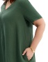 Платье Norveg Plus size, оливковый купить