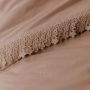 Постельное белье Issimo Home Дайзи, персик, евро, поплин купить