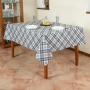 Скатерть Assorti Comfort Шотландка, 140х220, 65% хл., 35% пэ, серый купить