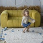 Ковер Lillaland Colorful, бел/гол, 120х180 купить