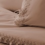 Постельное белье Issimo Home Дайзи, персик, евро, поплин купить