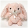 Мягкая игрушка Bukowski Брелок-заяц "Bouncy Bunny", персиковый, 10см