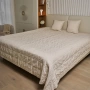 Покрывало Luxberry Кубу, 240х260, хлопок, экрю купить