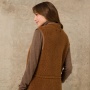 Жилет WoolHouse Асти, шерсть, коричневый купить