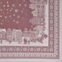 Скатерть Яковлевский жаккард, Зимний город, 150х200, бордо купить