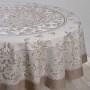 Скатерть Яковлевский жаккард, Овальная, D=183, коричневый купить